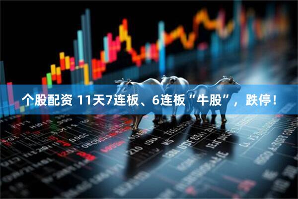 个股配资 11天7连板、6连板“牛股”，跌停！